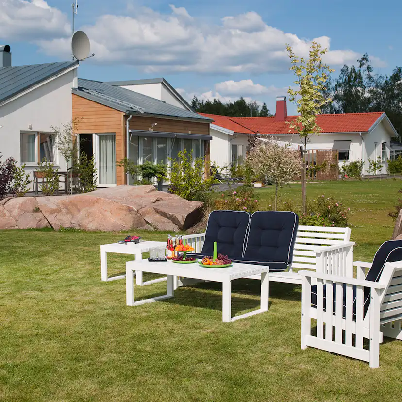 Gotland Bord Vitlaserad Furu Vit