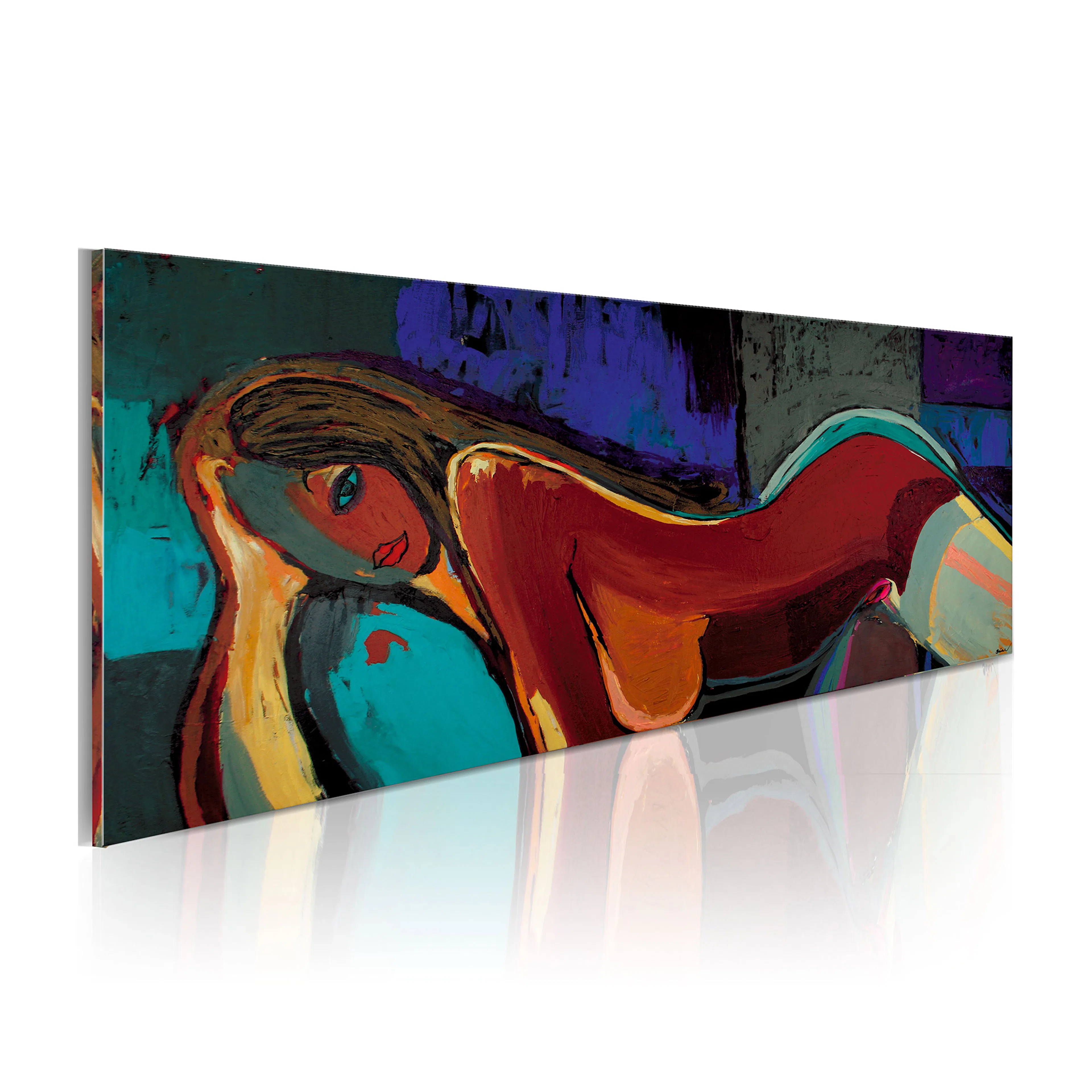 Handmålad Tavla Arkiio  Eftermiddagslur 120x60