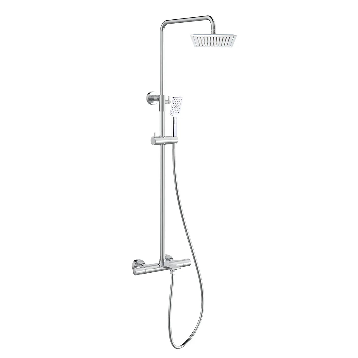 TAKDUSCHSET DAGG TAPP KROM CC150 MED 225X225 DUSCHHUVUD Krom, 150 CC