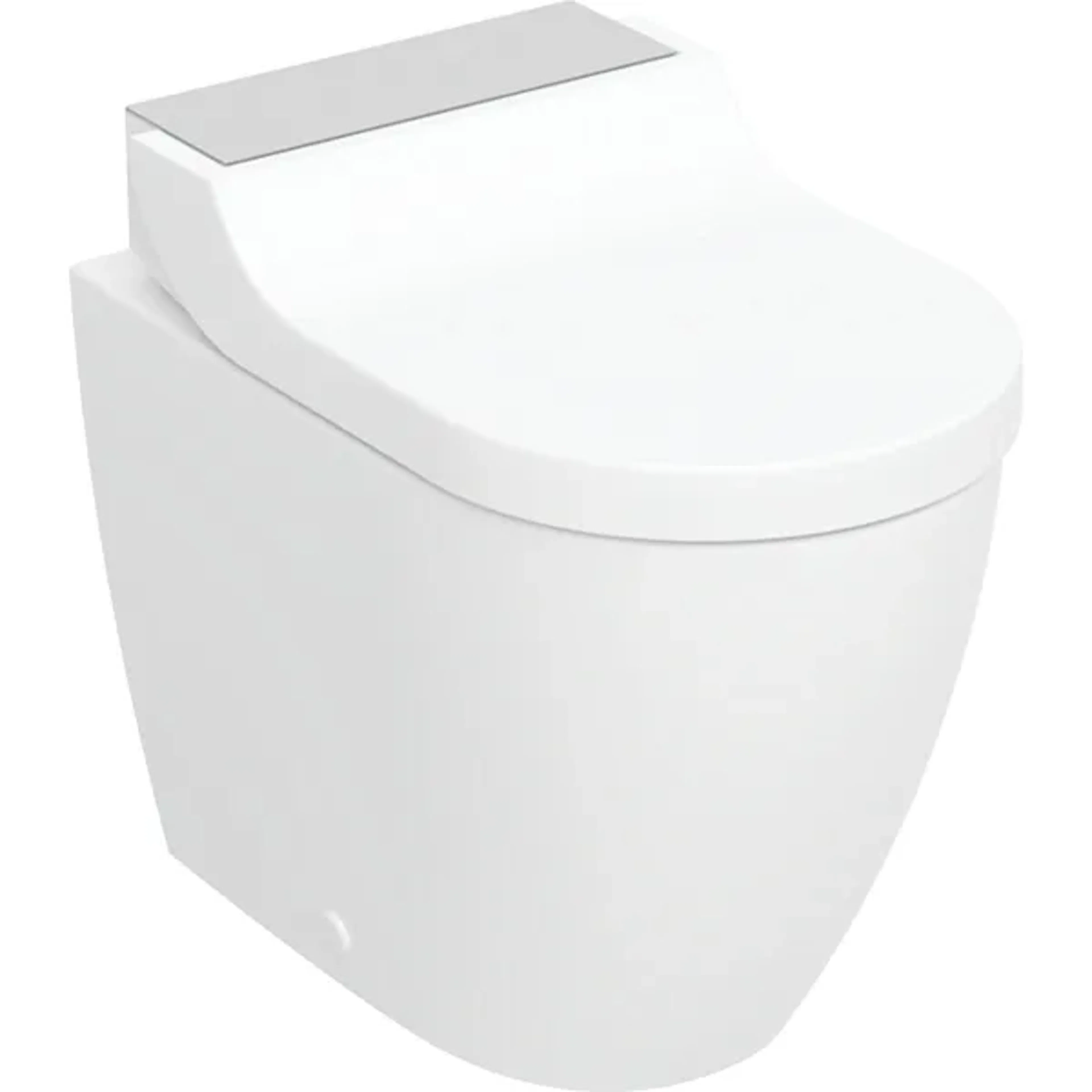 Aquaclean Tuma Comfort golvstående duschtoalett rostfritt st Vit/Rostfritt stål