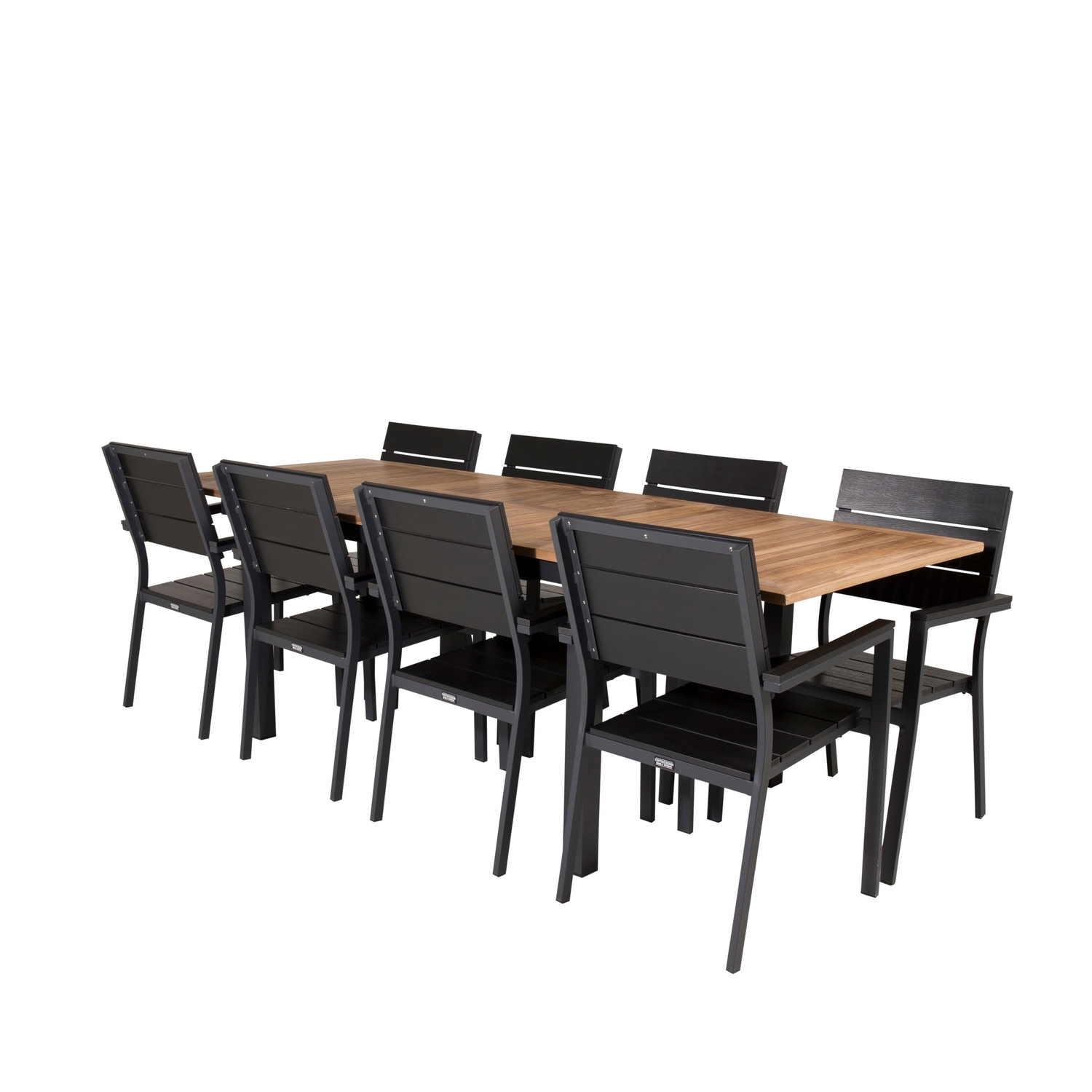 Matgrupp Venture Home Perla 160/240 med 8 Lova Matstolar
