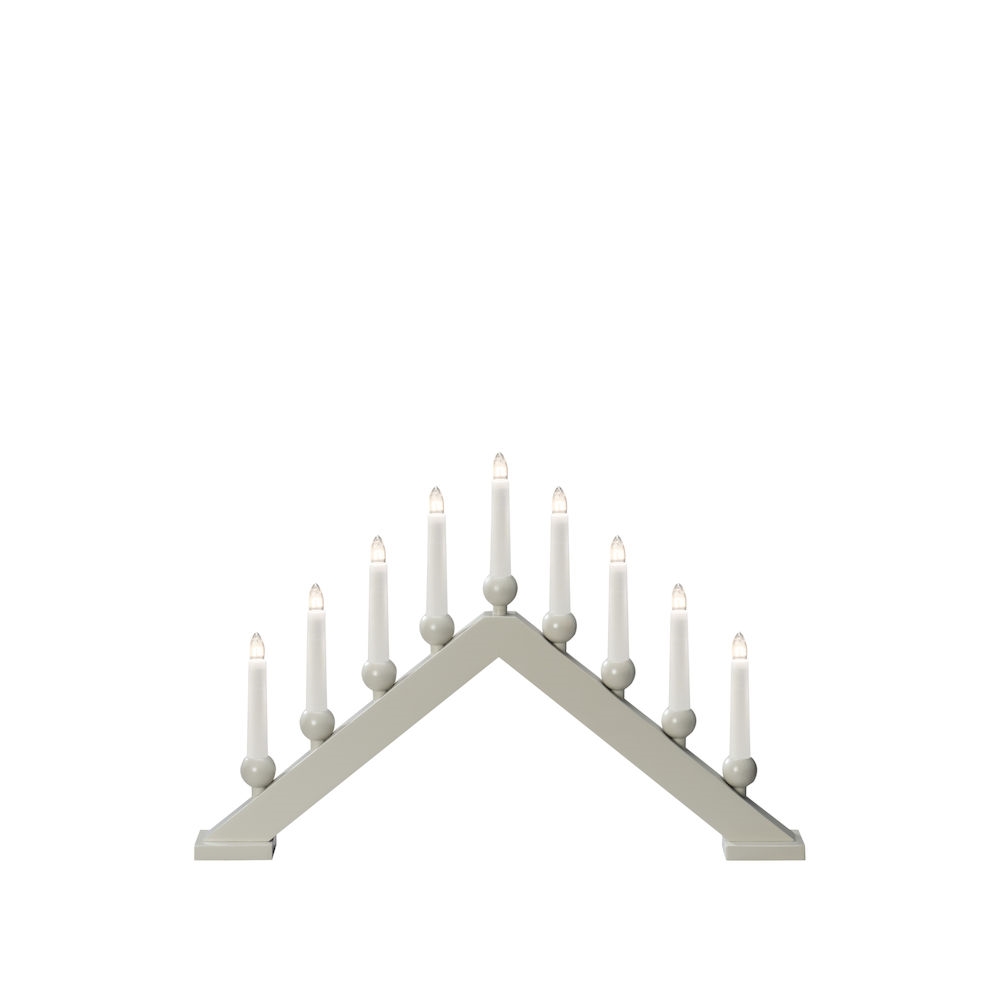 Adventsljusstake Gnosjö Konstsmide 9 Ljus Trä