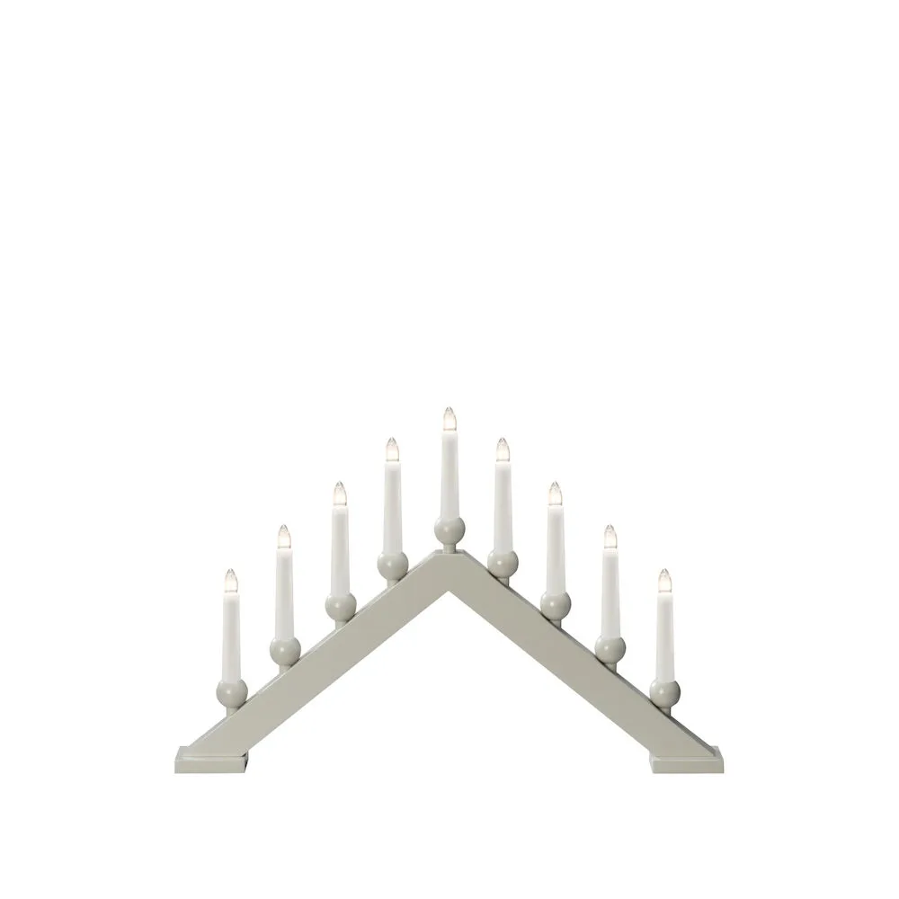 Adventsljusstake Gnosjö Konstsmide 9 Ljus Trä
