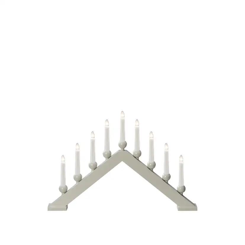 Adventsljusstake Gnosjö Konstsmide 9 Ljus Trä