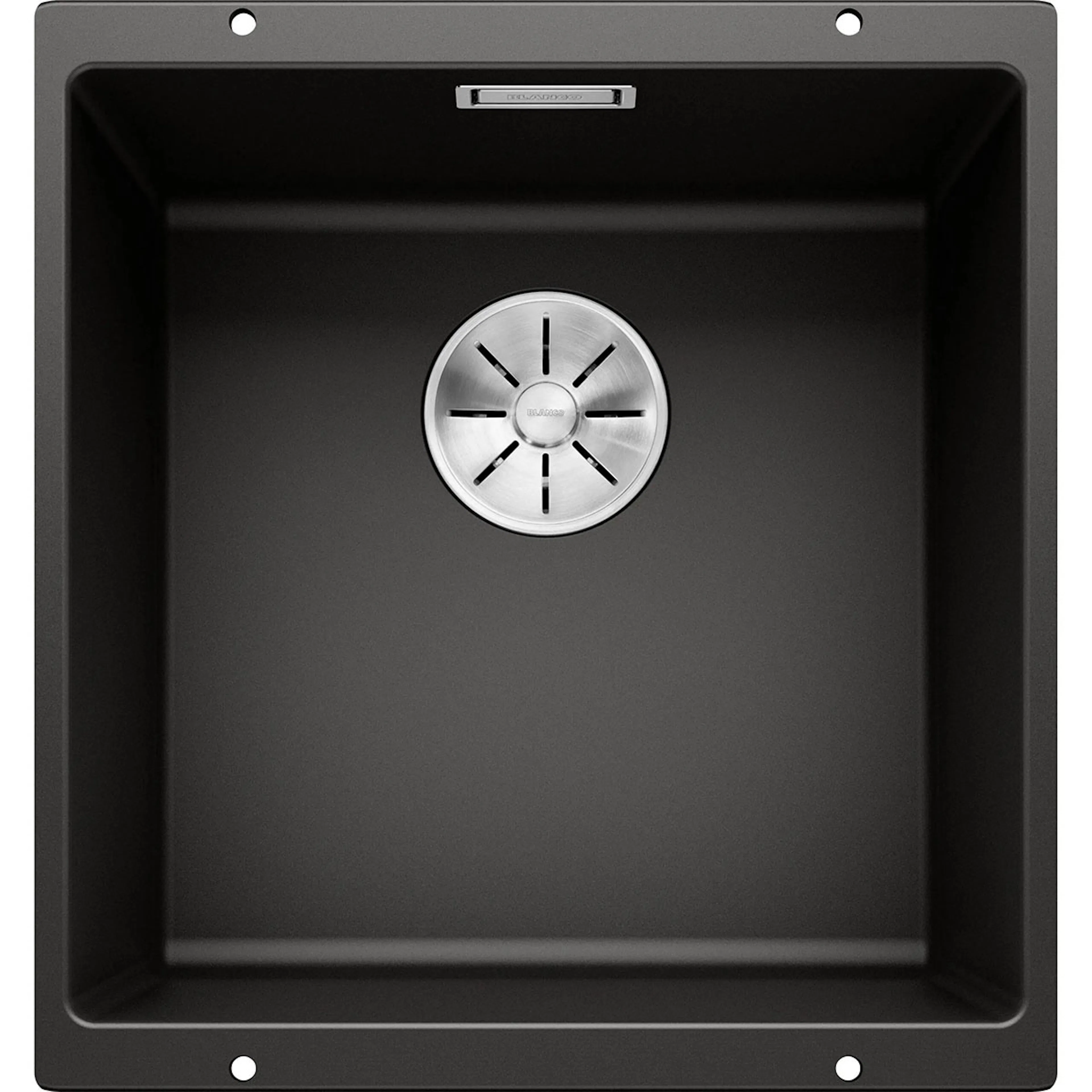 BLANCO SUBLINE 400-U SILGRANIT® INFINO - SVART Svart, Undermontering