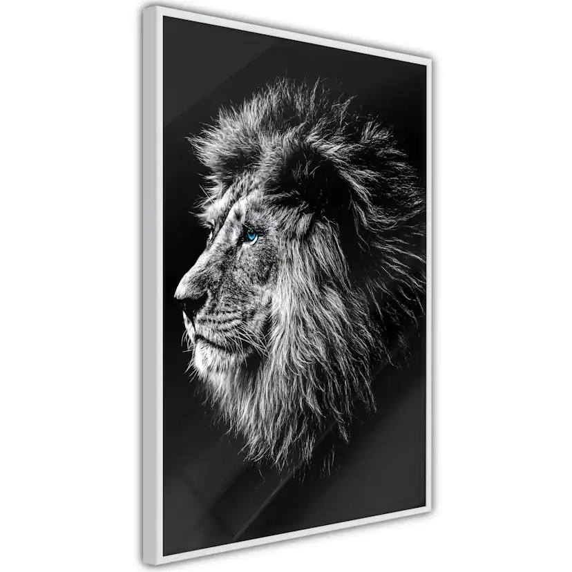 Poster Artgeist Affisch Blue-eyed Lion