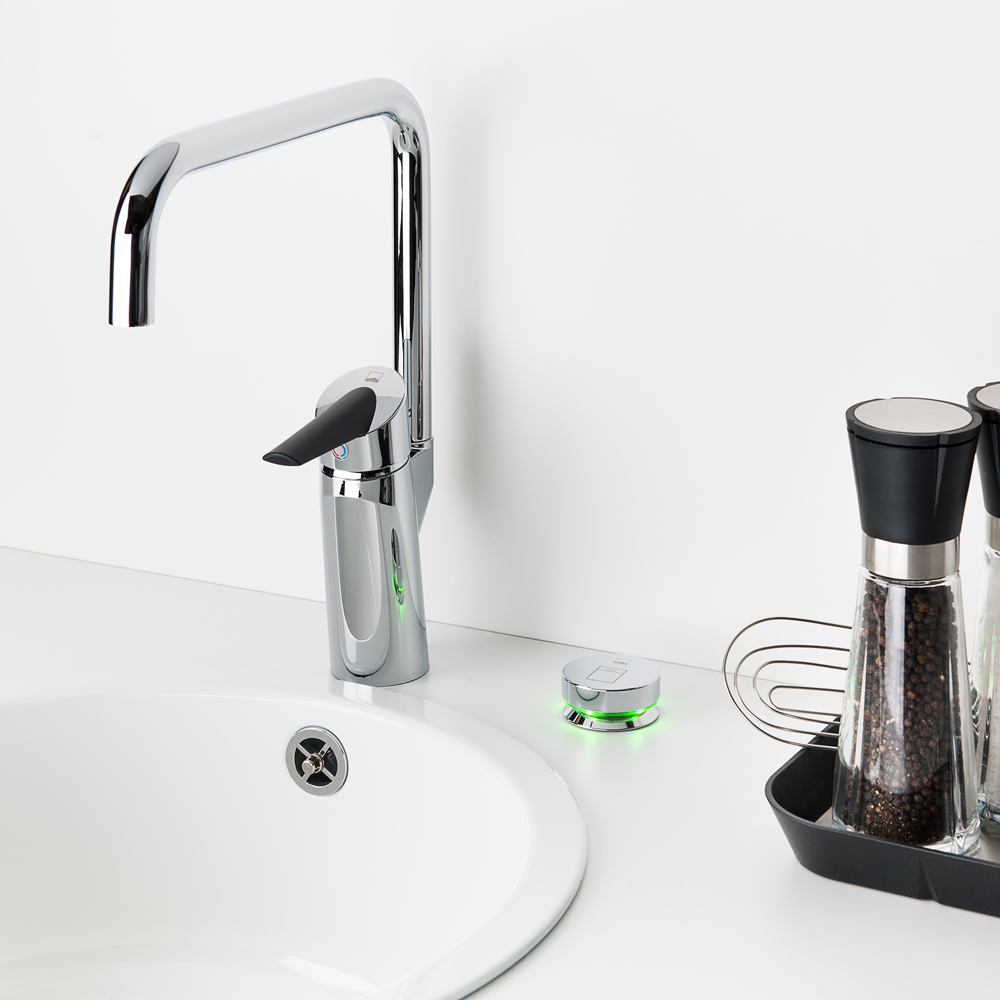 Diskmaskinsavstängning Oras Trådlös Vattenavstängning Krom