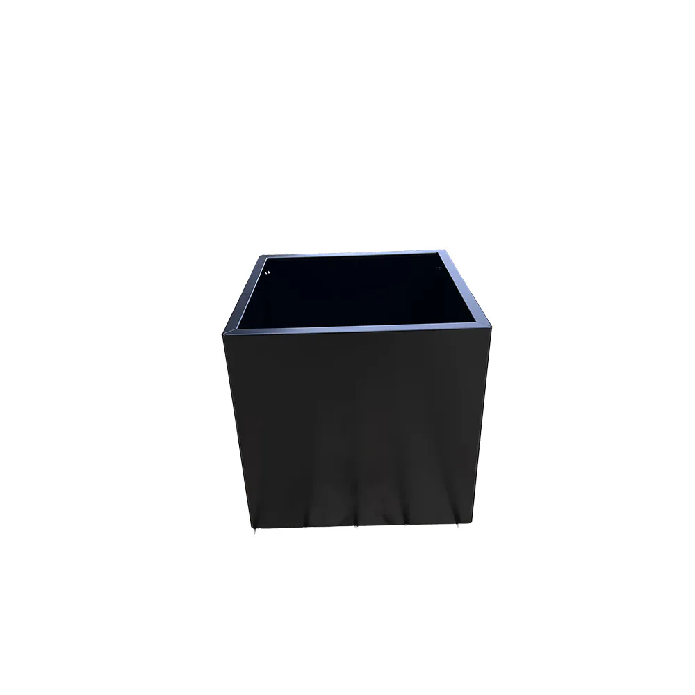 Kruka Recal Lackerad Svart 60x60x60 cm