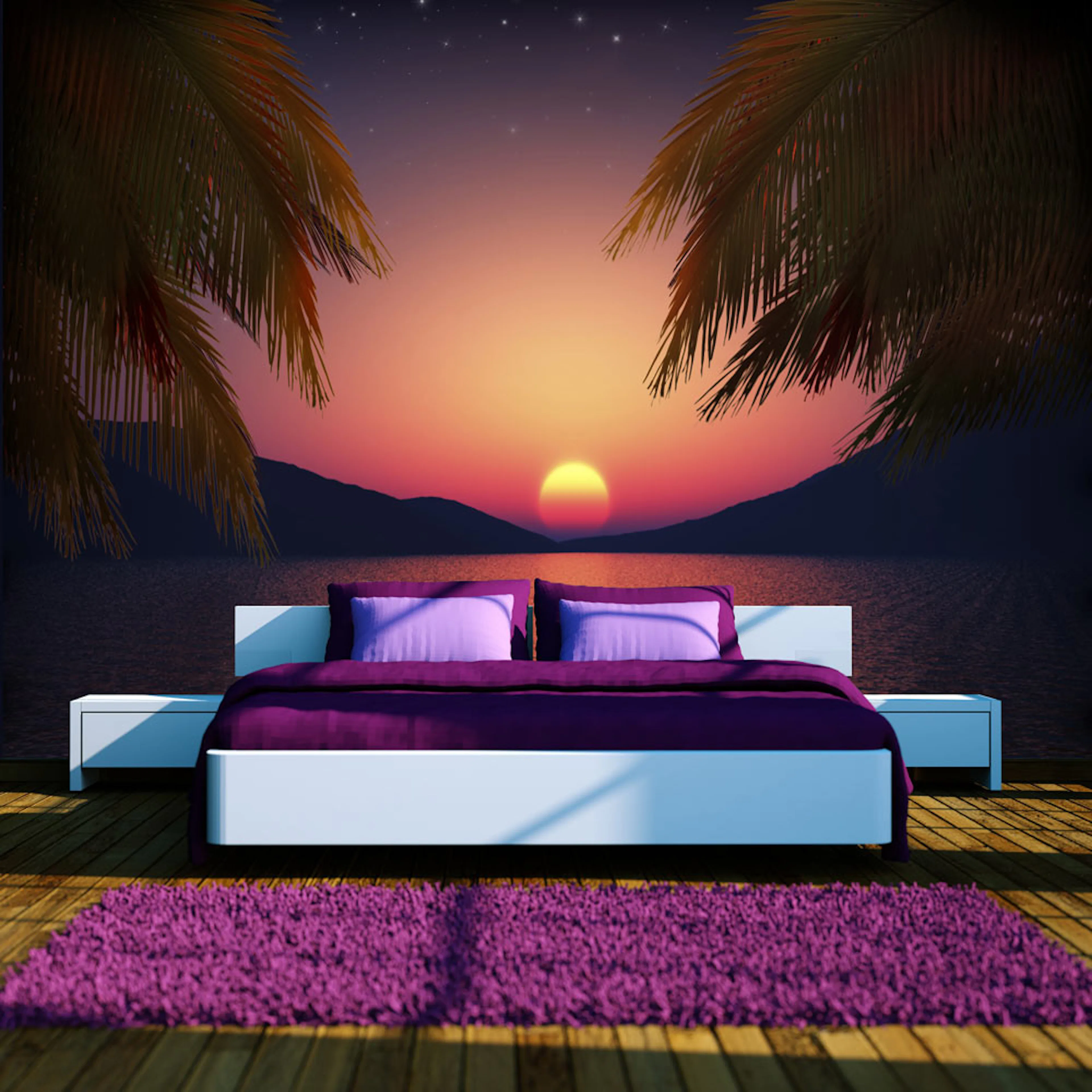 Fototapet Arkiio Romantic Evening On The Beach
