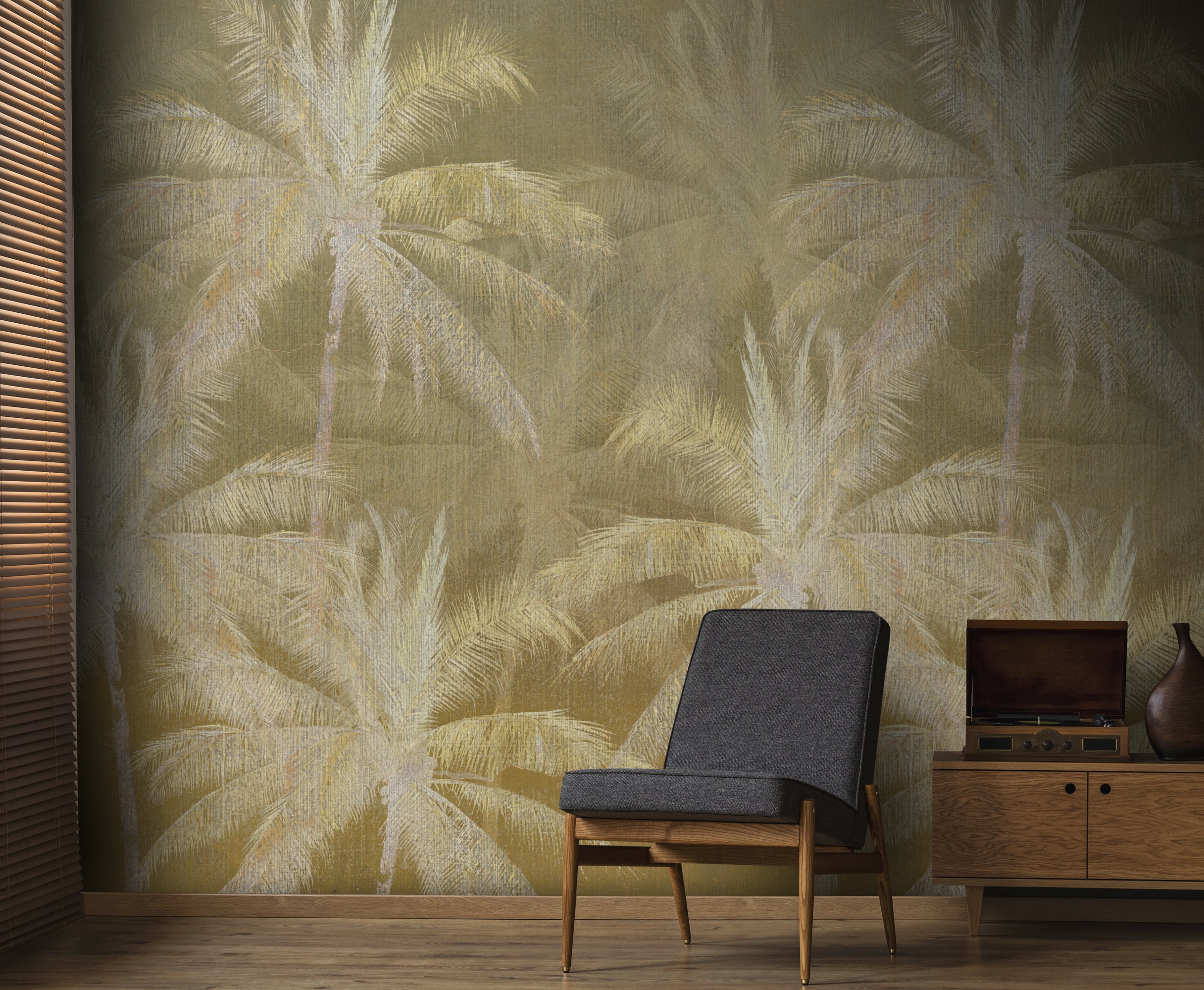 Fototapet Art For The Home Vintage Palm 112124