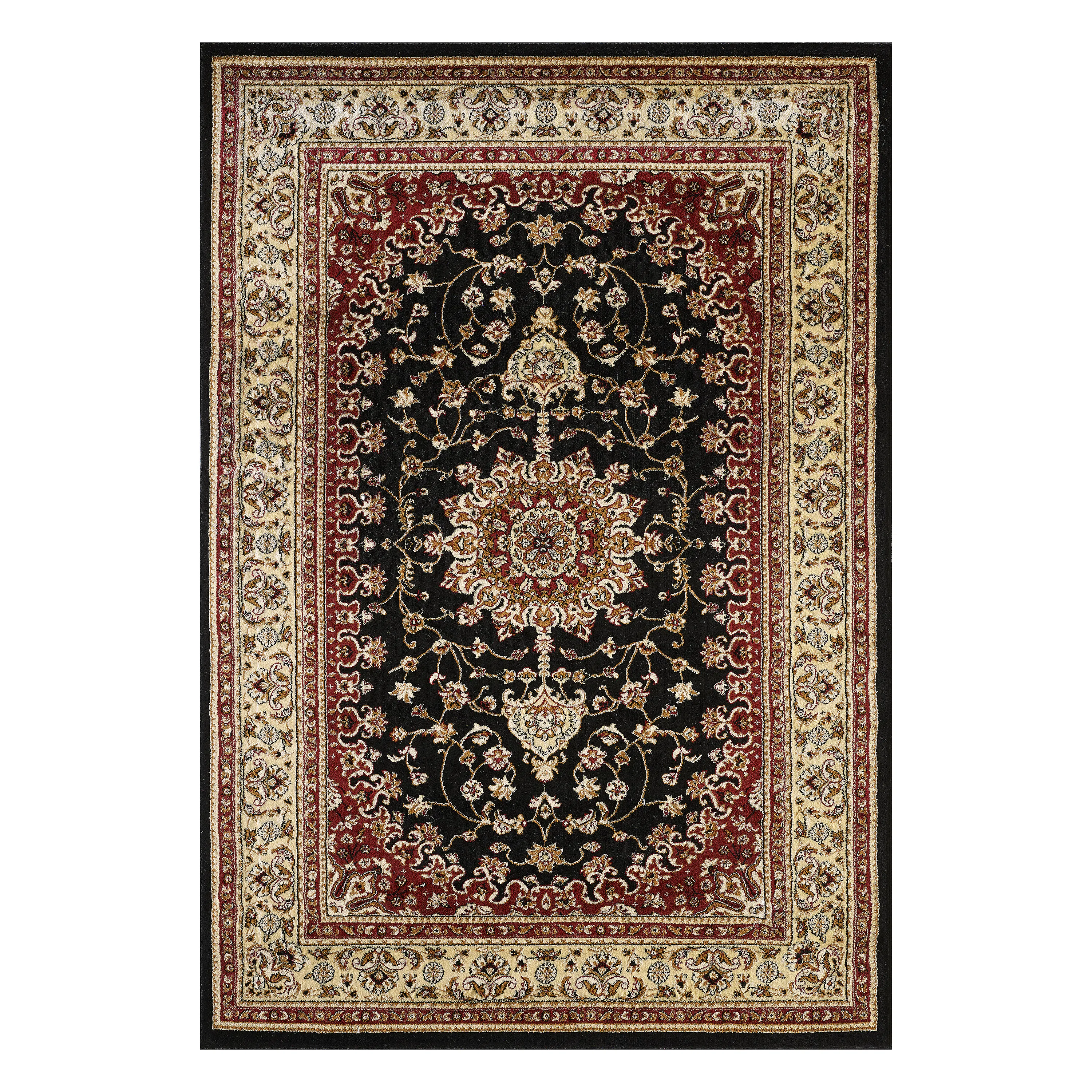 Svart/Beige