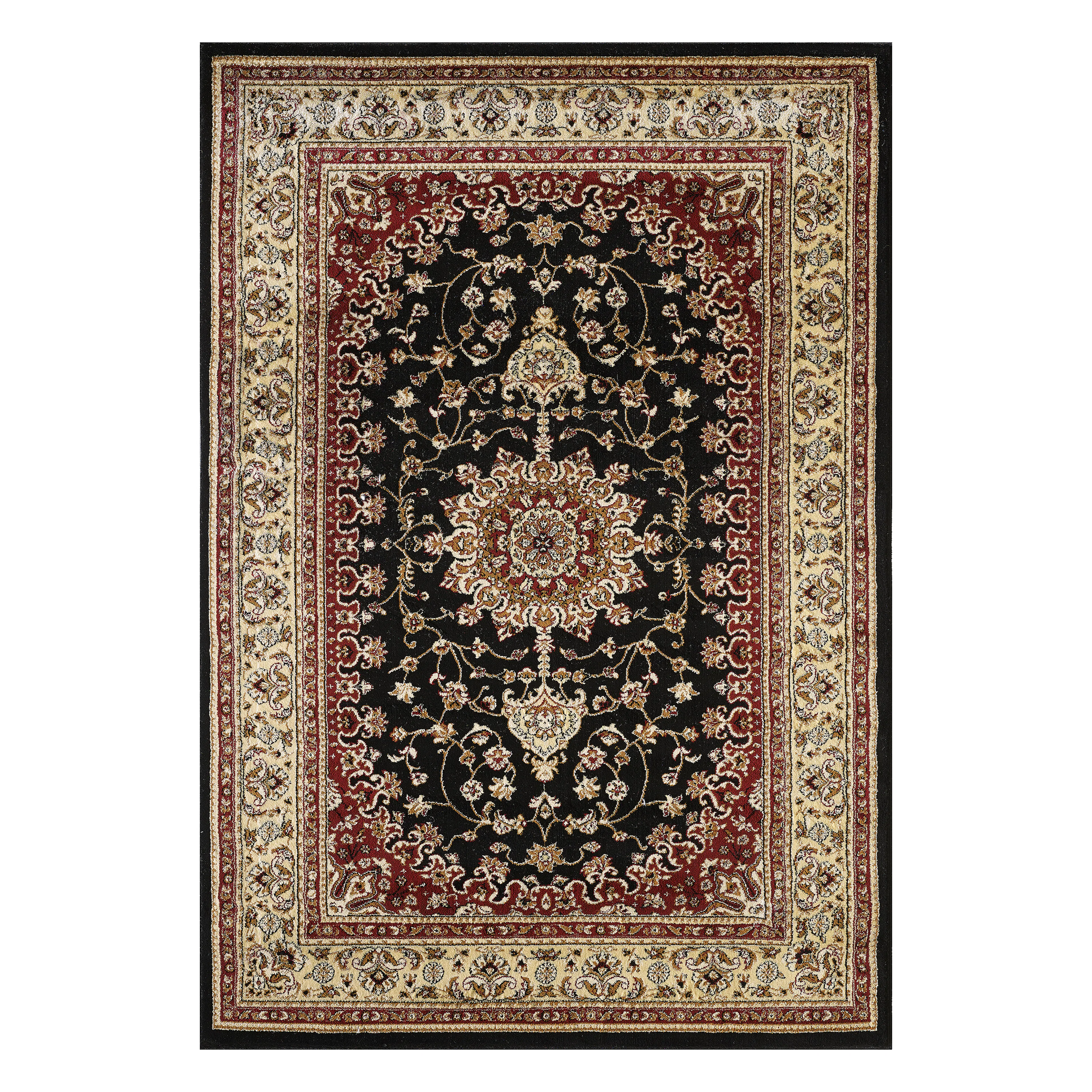Svart/Beige