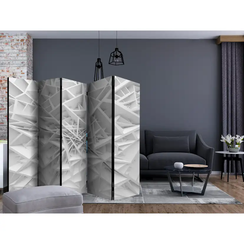 Rumsavdelare Arkiio White Spider's Web II 225x172 cm
