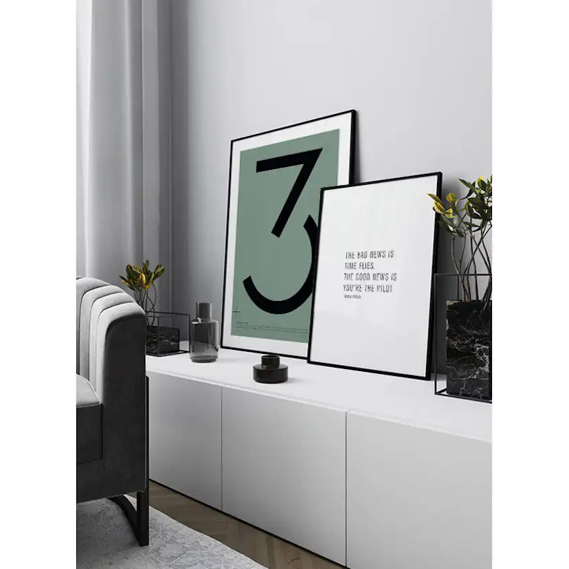 Poster Gallerix Graphical Number 3