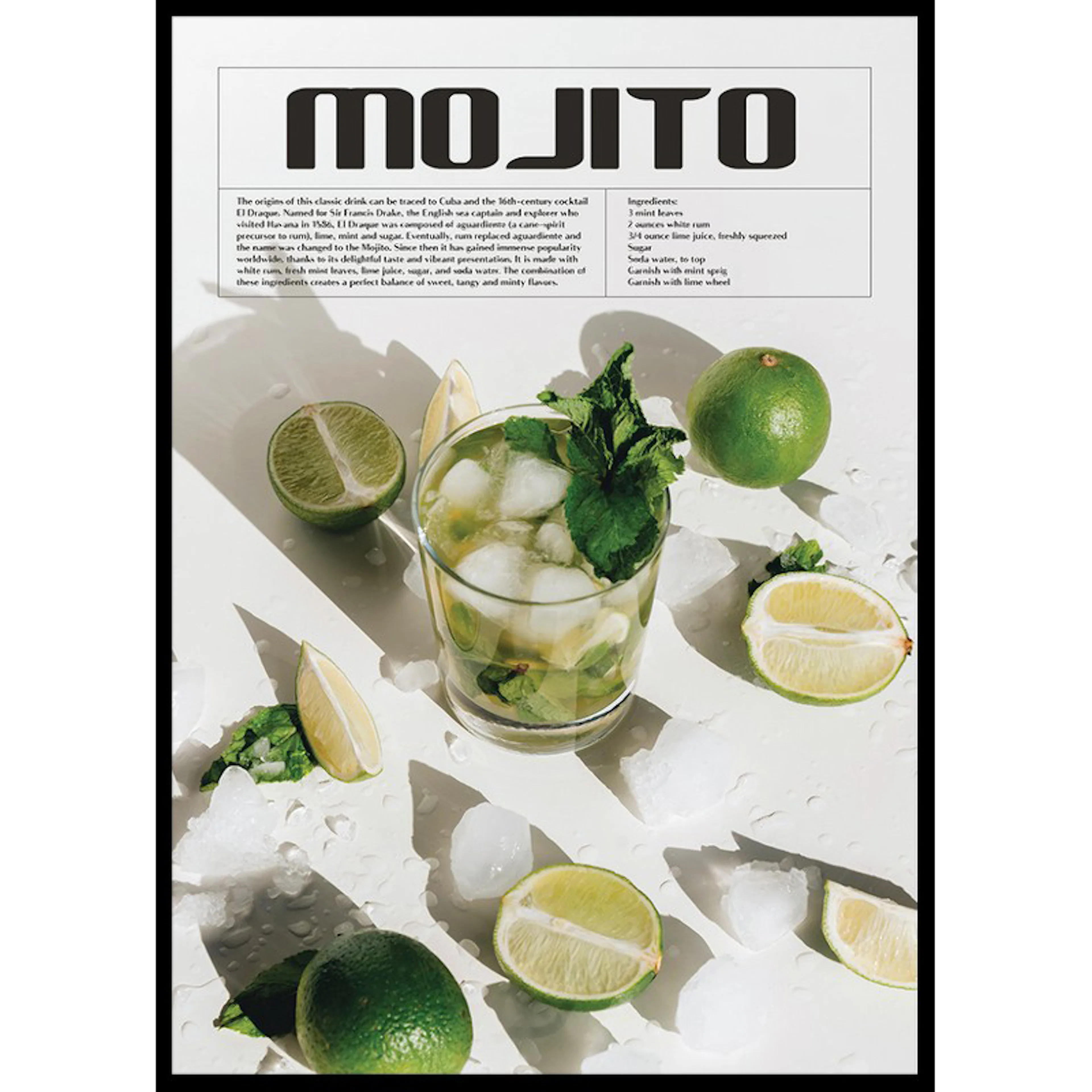 This Is Mojito Cocktail 30x40 30x40 cm