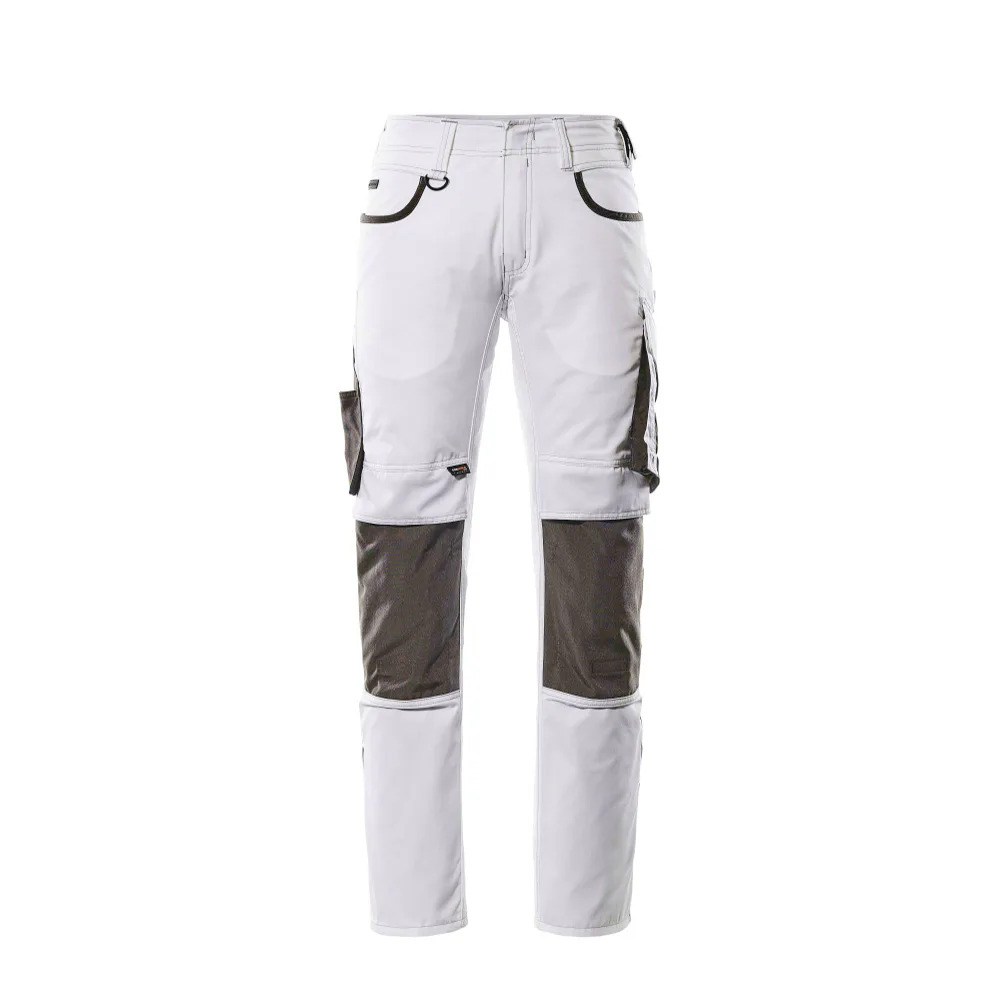 Mascot UNIQUE Byxor med knäfickor 13079-230-0618 Storlek: 76C48, Färg: Vit/mörk Antracit