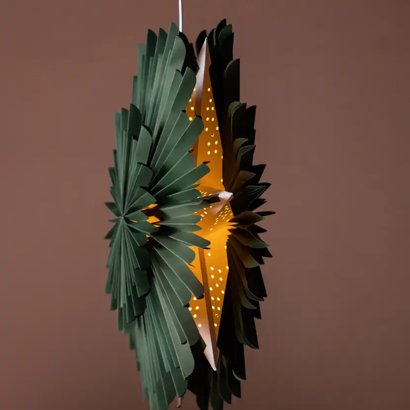 Sälen 60cm Pendant Lamp - Green / Green Grön, 60 cm