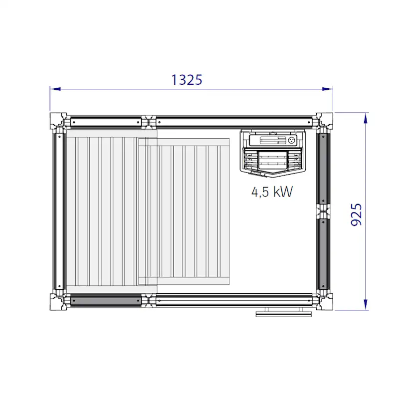 Basturum Tylö Impression i1309 Vit