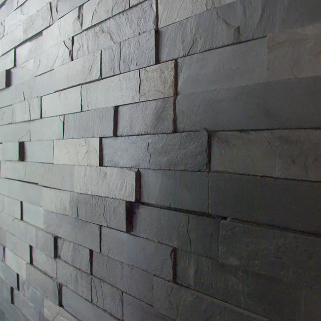 Fasadsten Stencentralen Aqua Black Lerskiffer