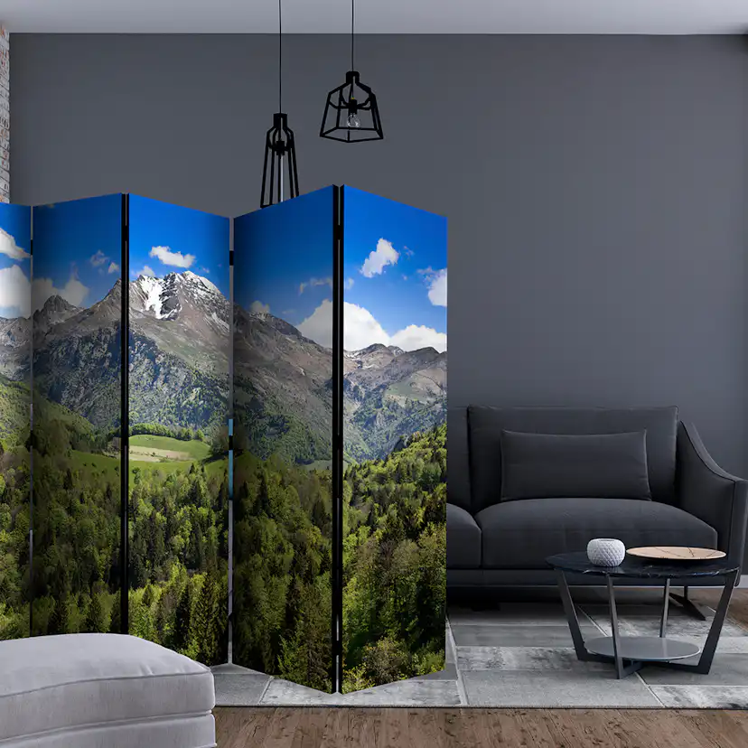 Rumsavdelare Skärmvägg Arkiio Holiday In The Mountains II 225x172 cm