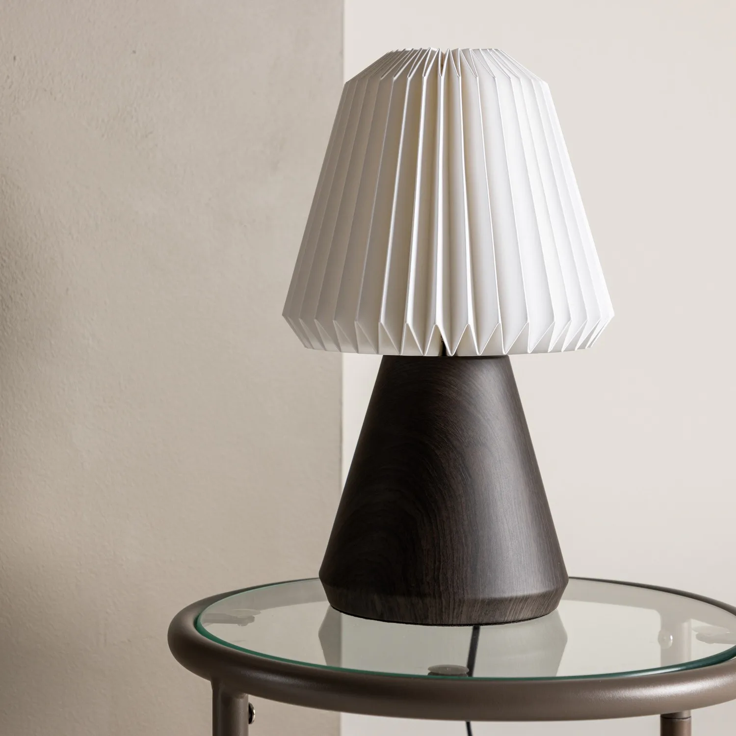 Bordslampa Venture Home Fjällen Valnöt