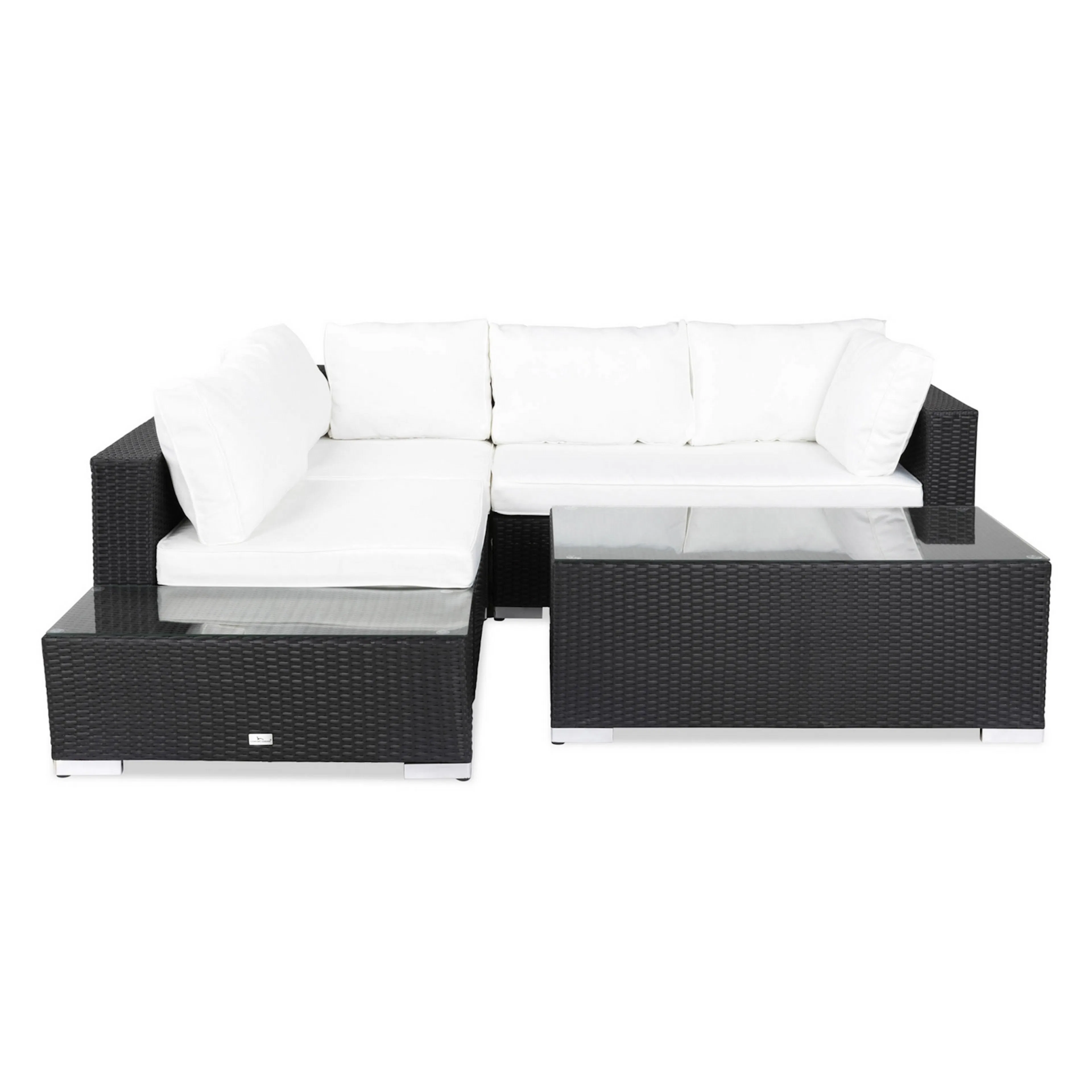 Loungegrupp Comfort Garden Bahamas 4-sits med Avslut och Bord Utomhus