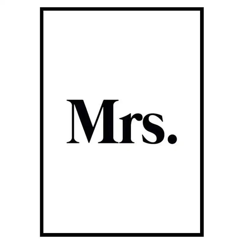 Poster Gallerix Mrs