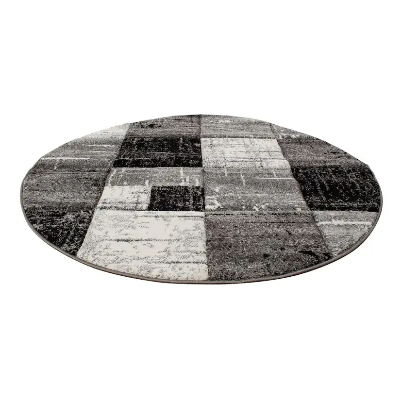 Friezematta KM Carpets London Square Rund