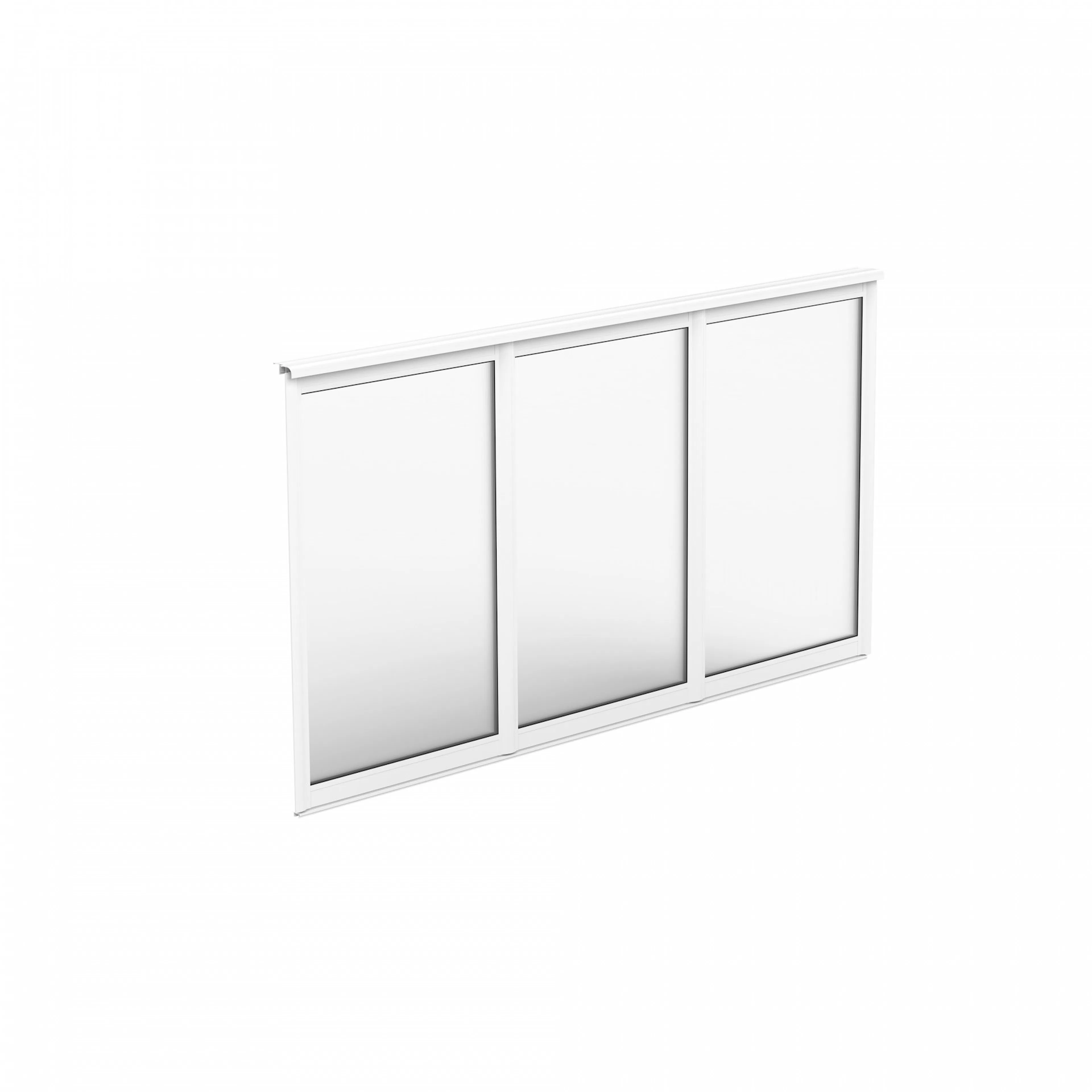 Primolux Fast Parti Vit 3 Fönster B=2215 H=1190 Sommar, B: 2215 mm