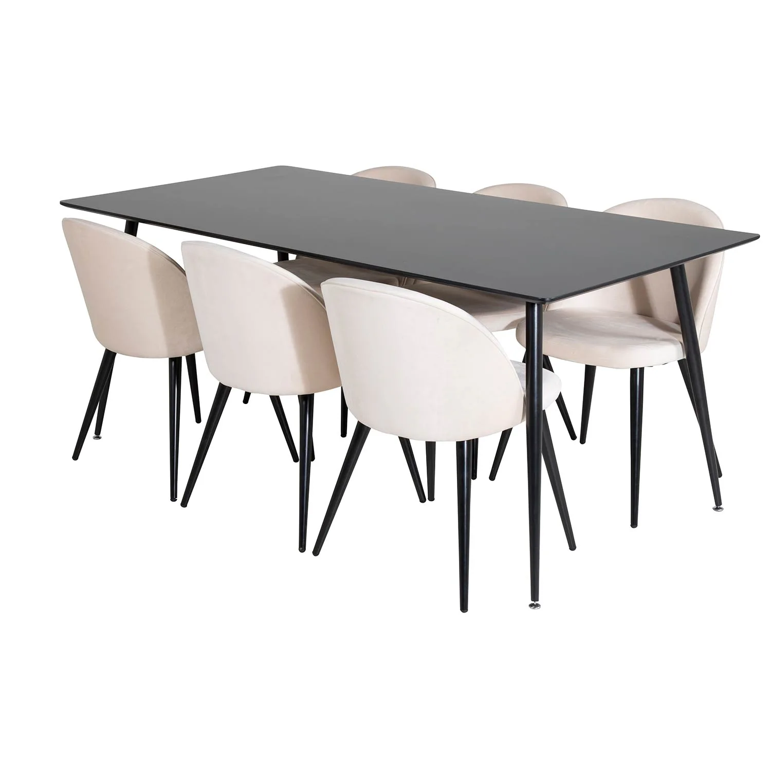 Svart/Beige