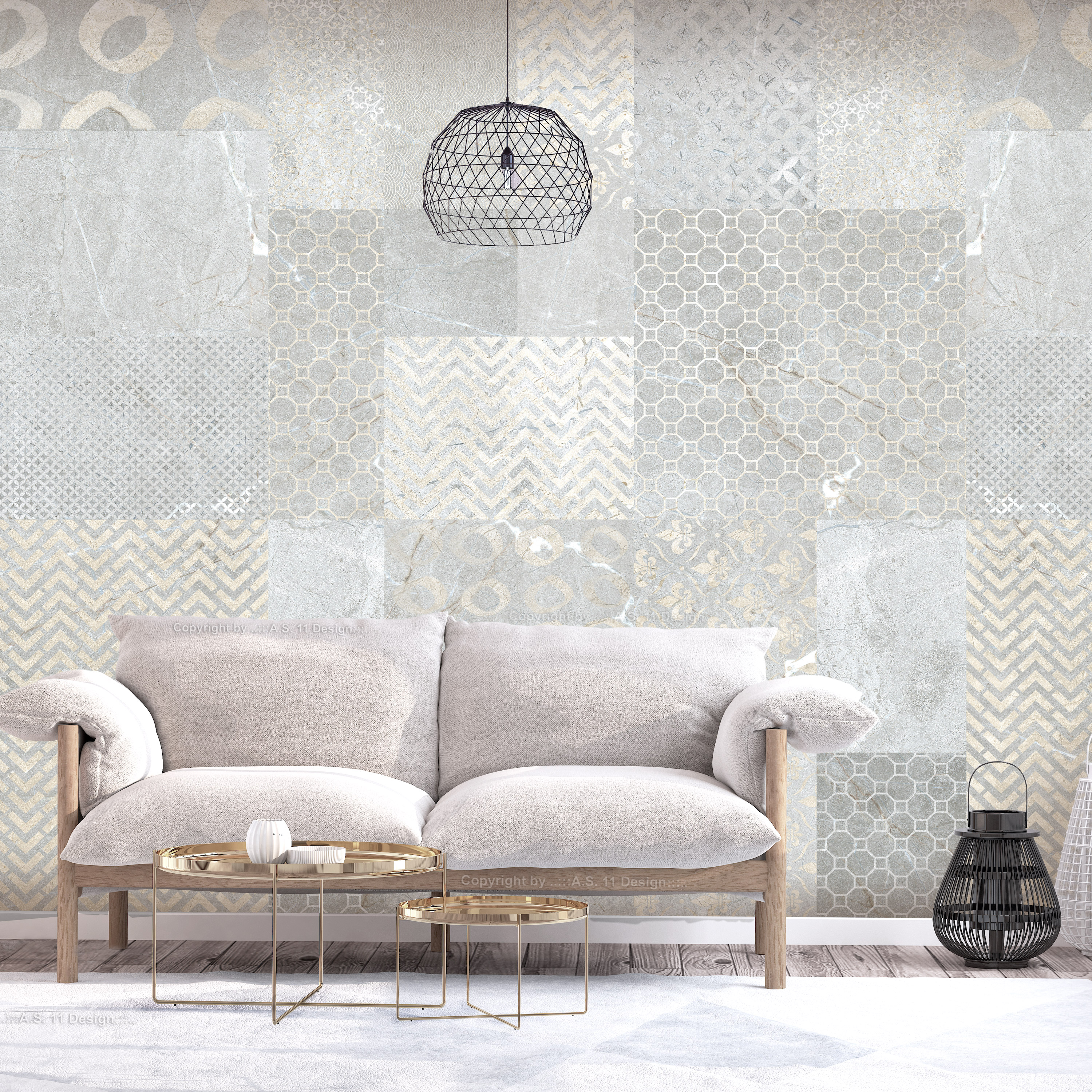 Fototapet Arkiio Självhäftande Tiles