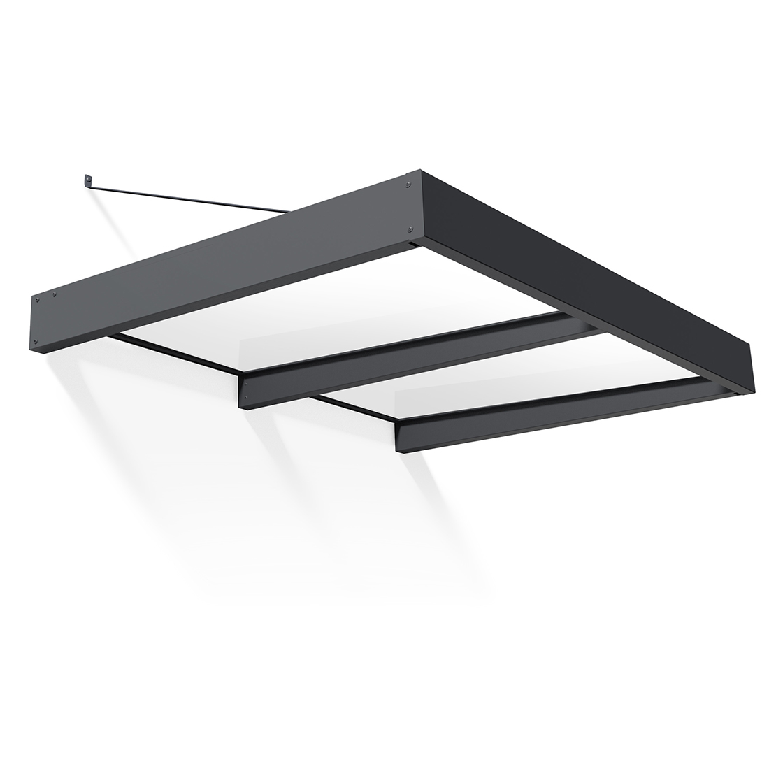 Entrétak Canopia by Palram Taurus Klar Silver 0,9 X 1,5 m