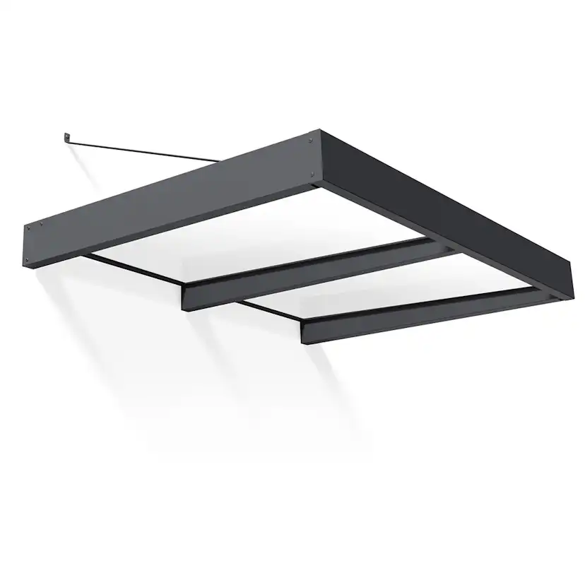 Entrétak Canopia by Palram Taurus Klar Silver 0,9 X 1,5 m