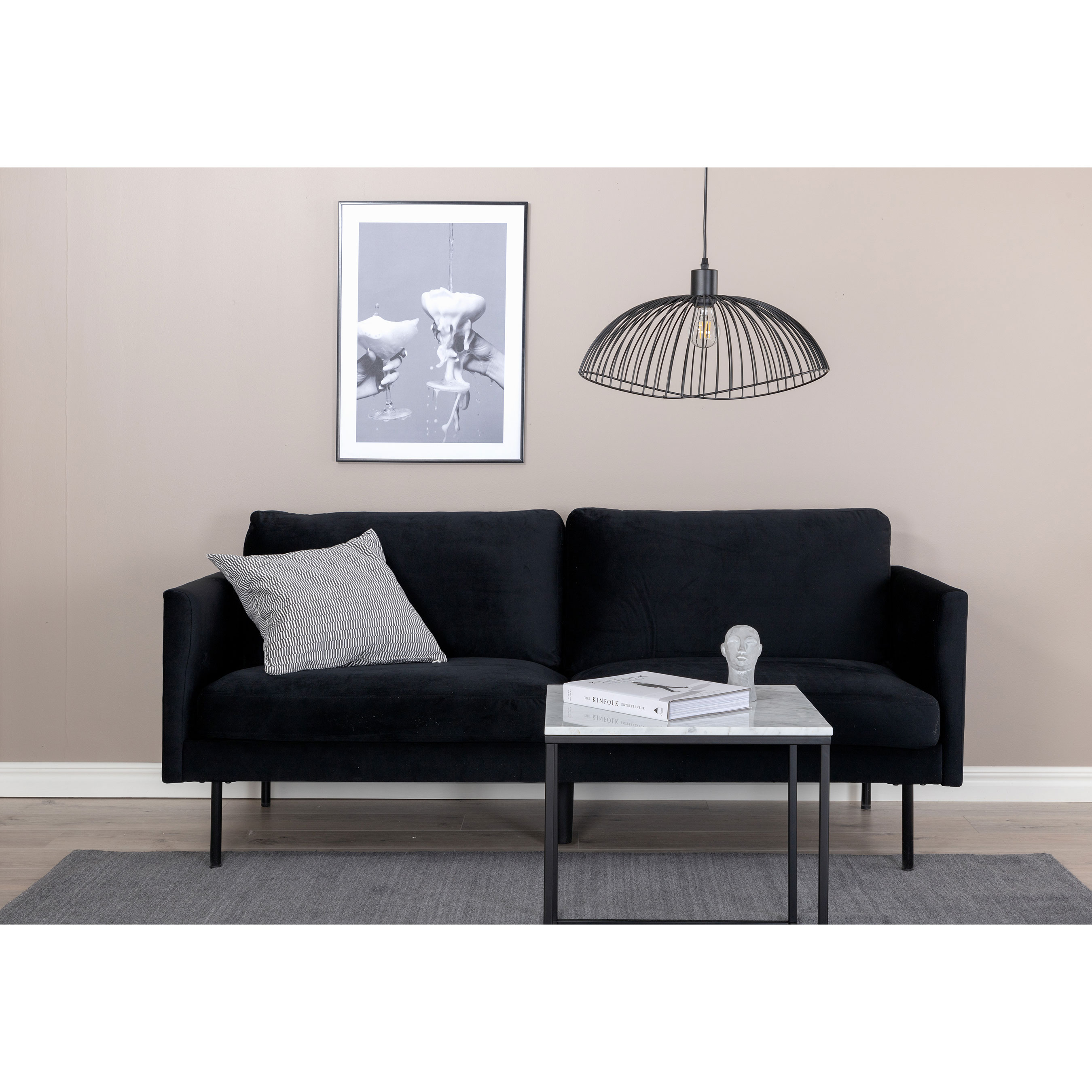 2-sitssoffa Venture Home Zoom Sammet