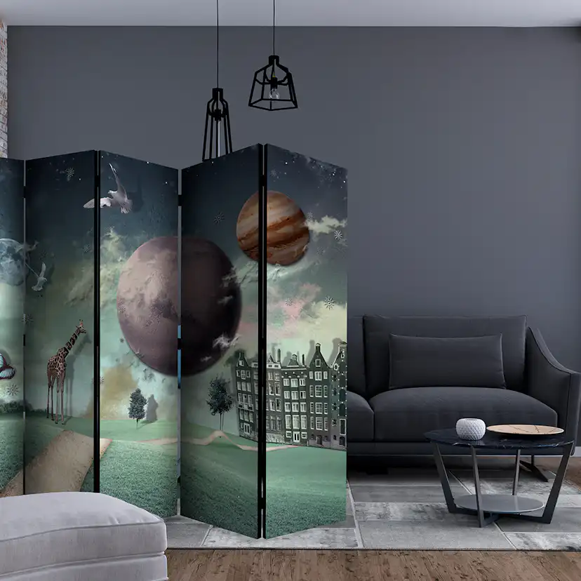Rumsavdelare Skärmvägg Arkiio City Of The Future II 225x172 cm
