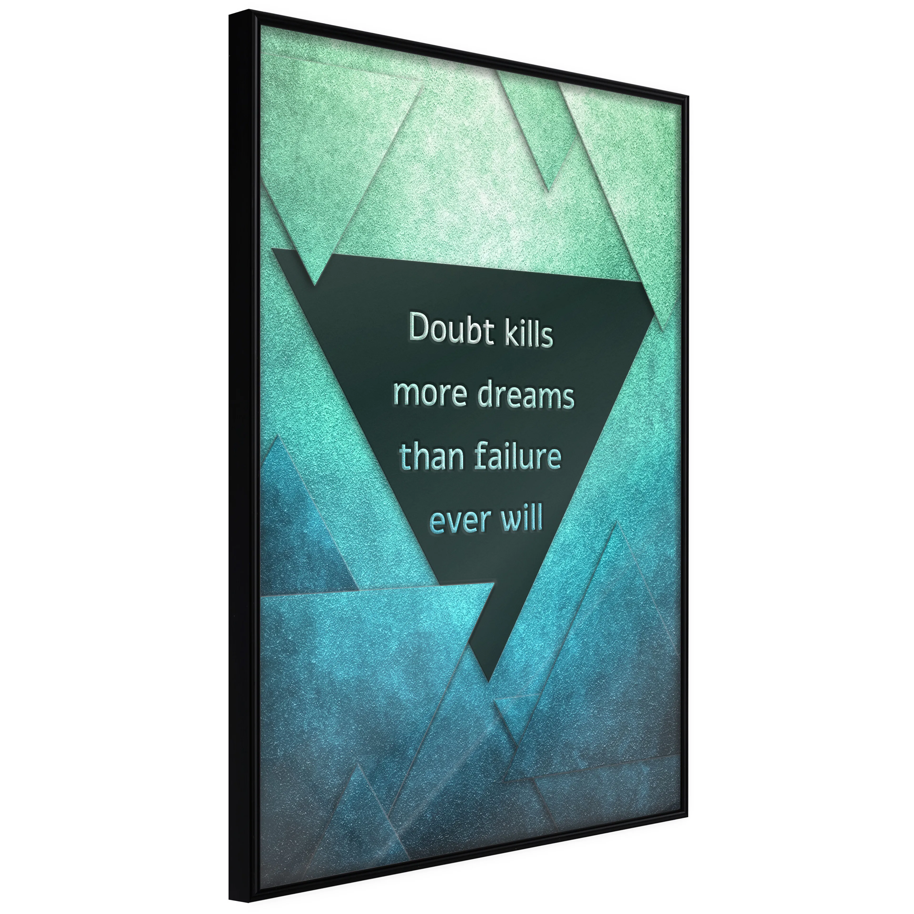 Affisch - Believe in Dreams [Poster] 40x60 Svart ram, 40x60 cm