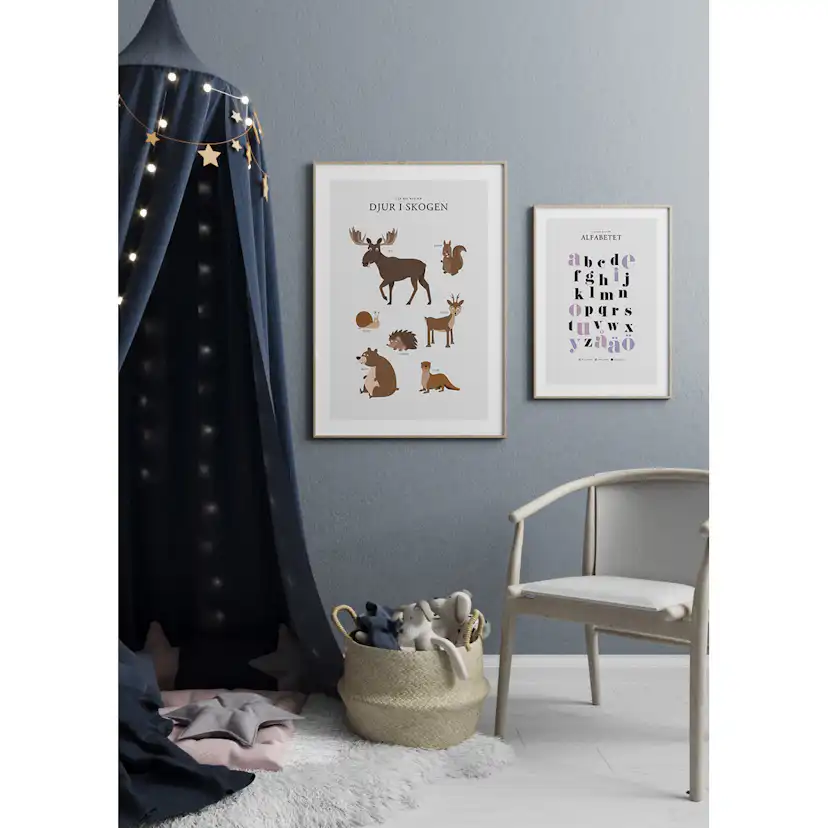 Poster Gallerix Djur I Skogen
