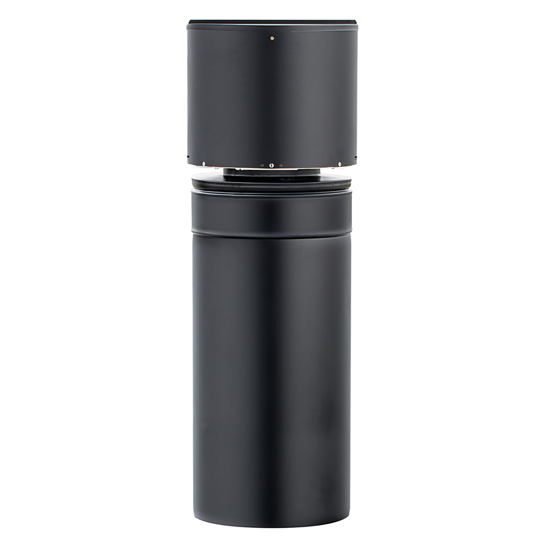 Rökgasfläkt Draftbooster Svart Skorstensfläkt