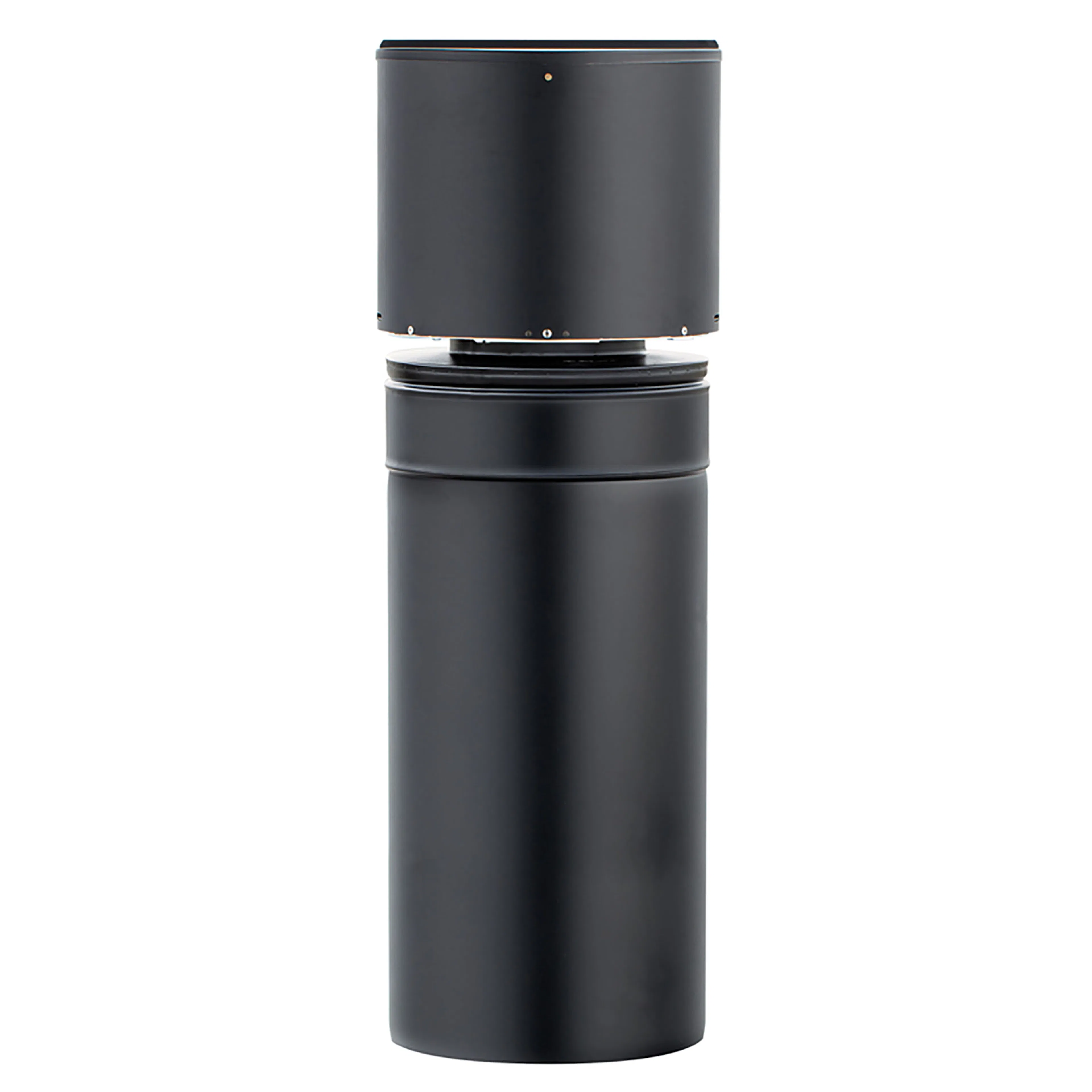 Rökgasfläkt Draftbooster Svart Skorstensfläkt