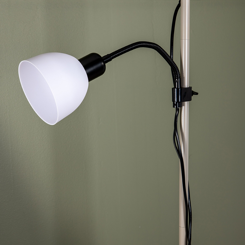 Bagasi -Floor Lamp - Beige/White Beige/Vit/Svart