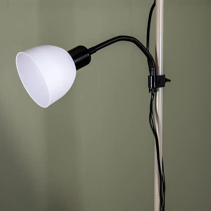 Bagasi -Floor Lamp - Beige/White Beige/Vit/Svart