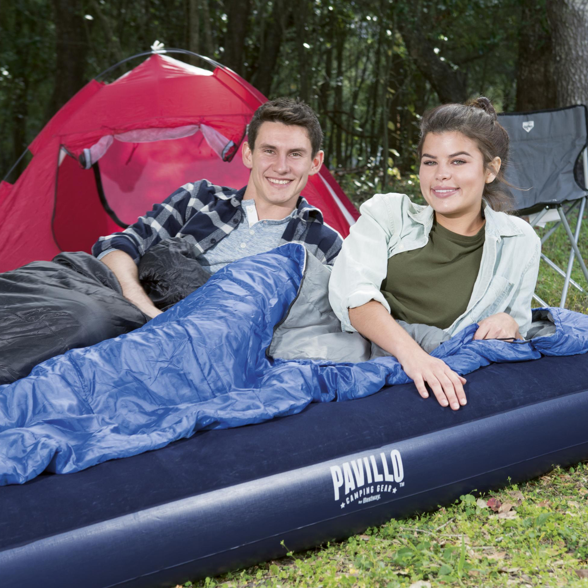 67002 Pavillo  1.91m x 1.37m x 22cm Airbed Full Uppblåsbar madrass Bestway Pavillo Airbed