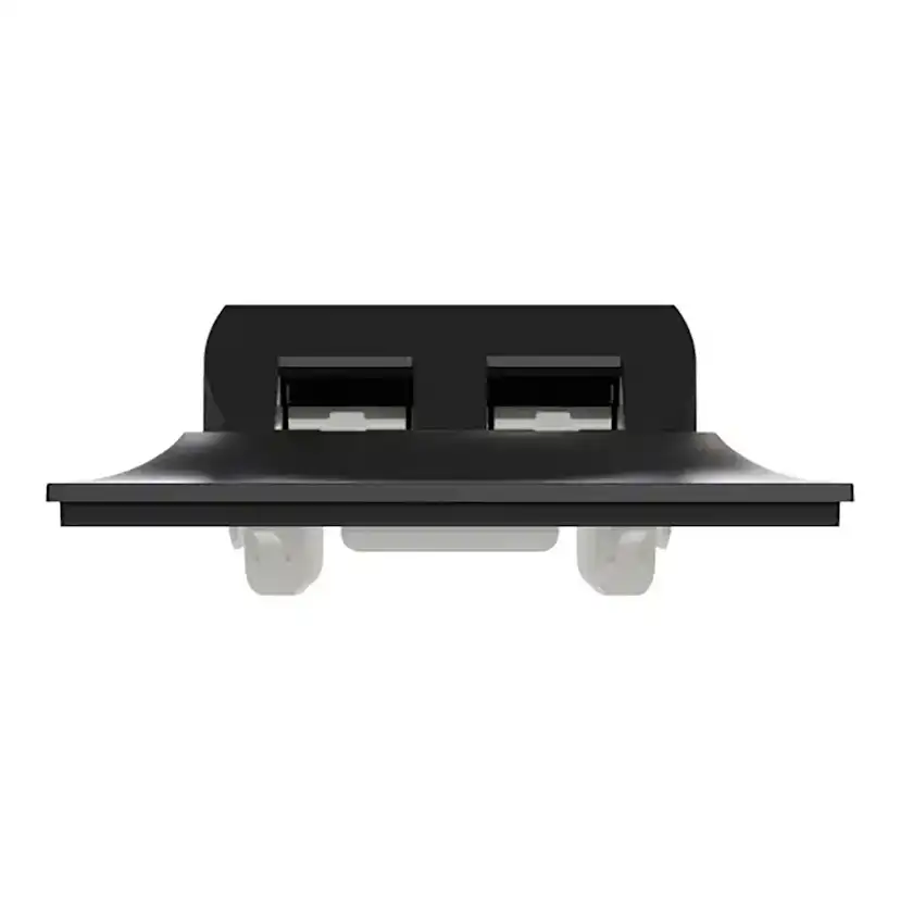 CENTRUMLOCK 2XUNI VINKL ONE SV Svart