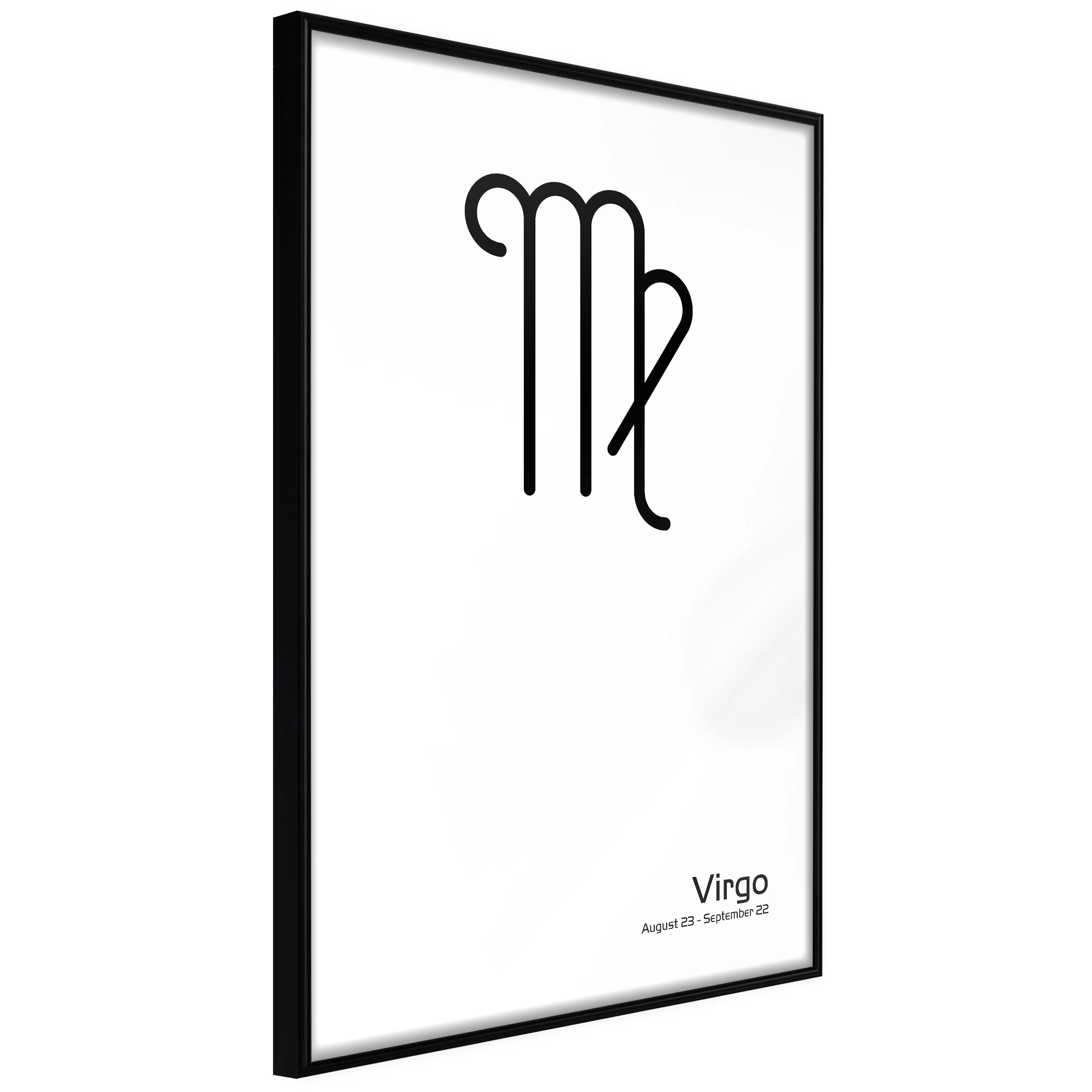 Affisch - Virgo [Poster] 40x60 Svart ram, 40x60 cm