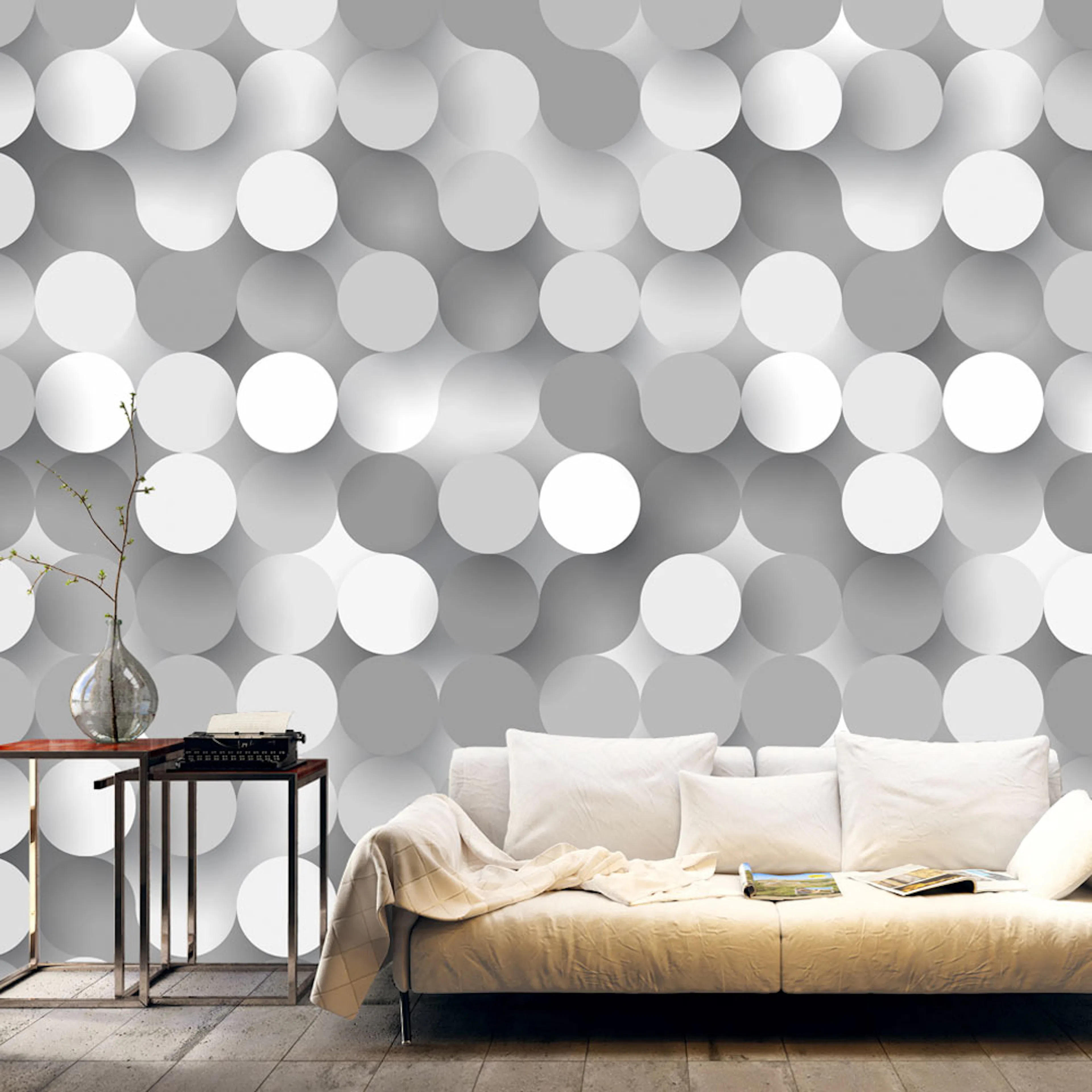 Fototapet Arkiio Silver Net