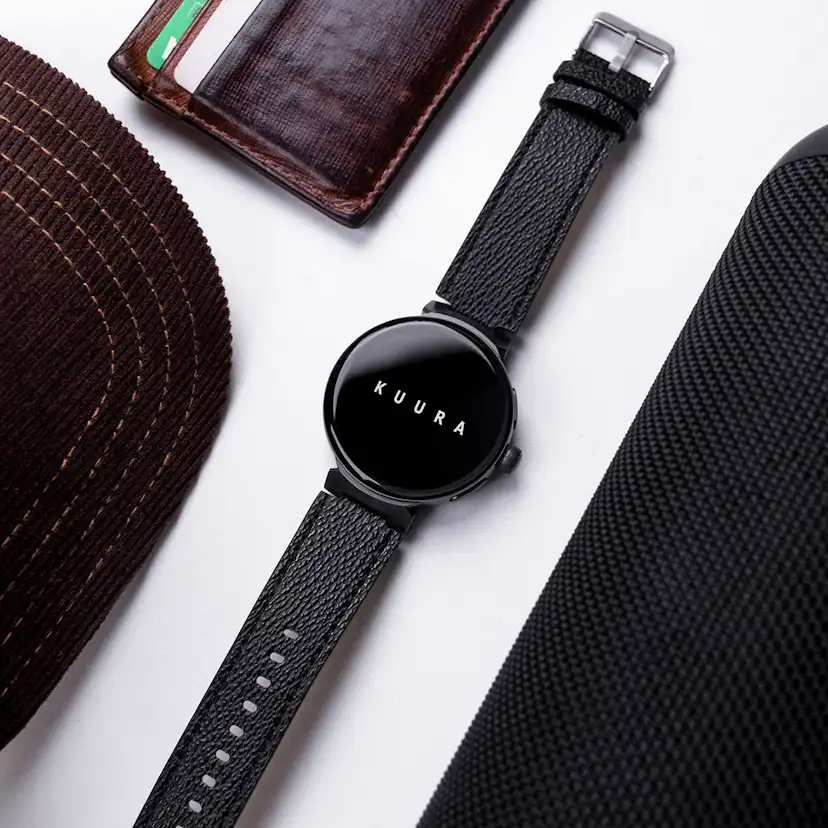 Kuura Smartwatch FM1 V3, Svart Svart