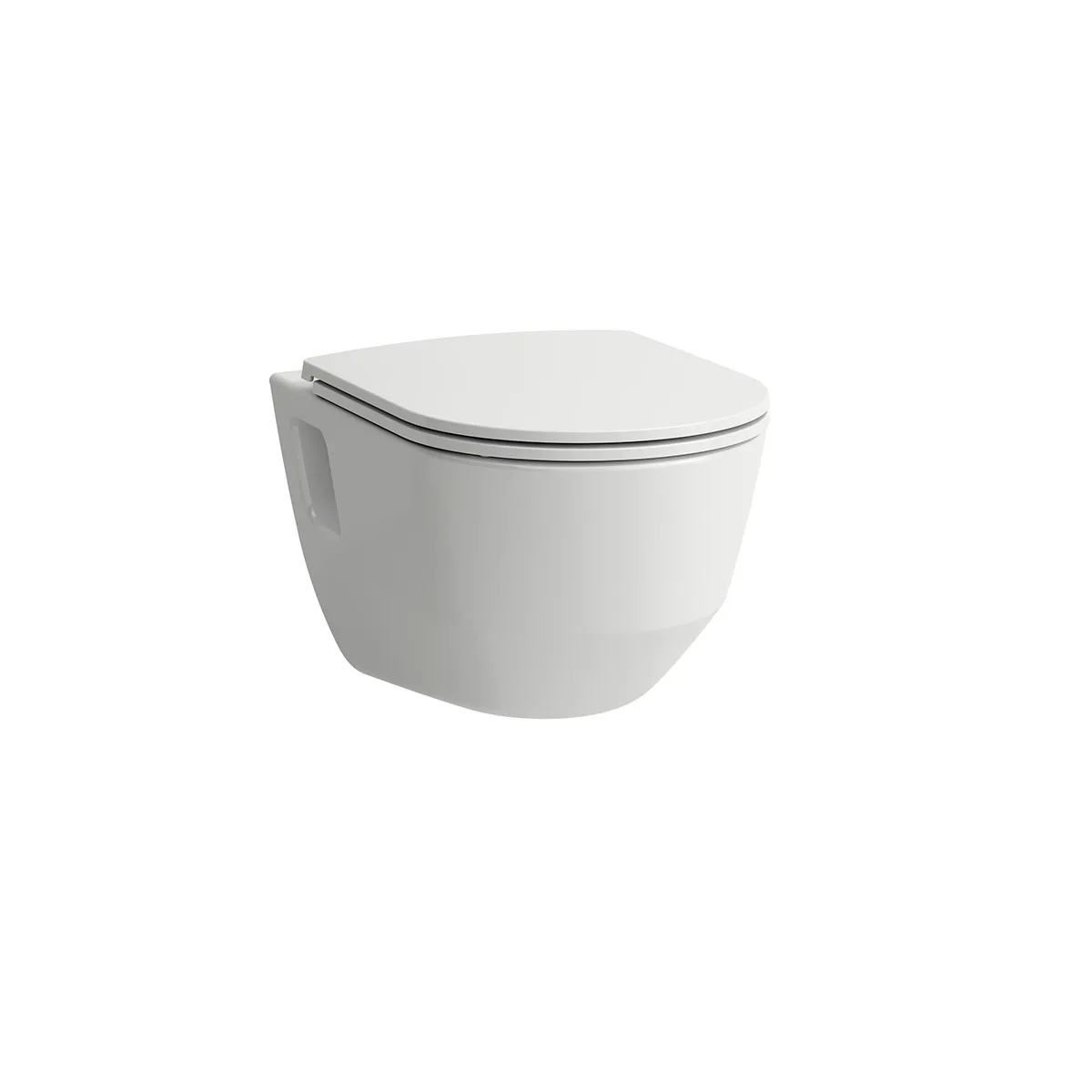 Vägghängd Toalettstol Laufen Pro 820964 Rimless med Öppet Montage
