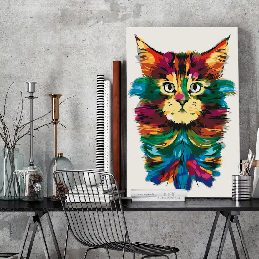 Gör-det-själv Målningar Arkiio Colourful Mane