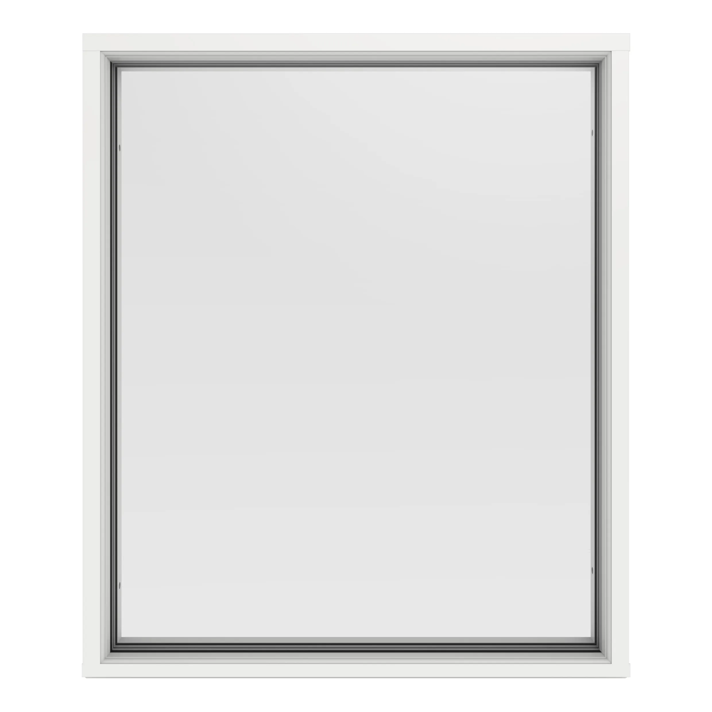 Outline Fast Karm 3-Glas Alu 100x100 BxH 100x100 cm 3-glas Vitmålat Aluminium