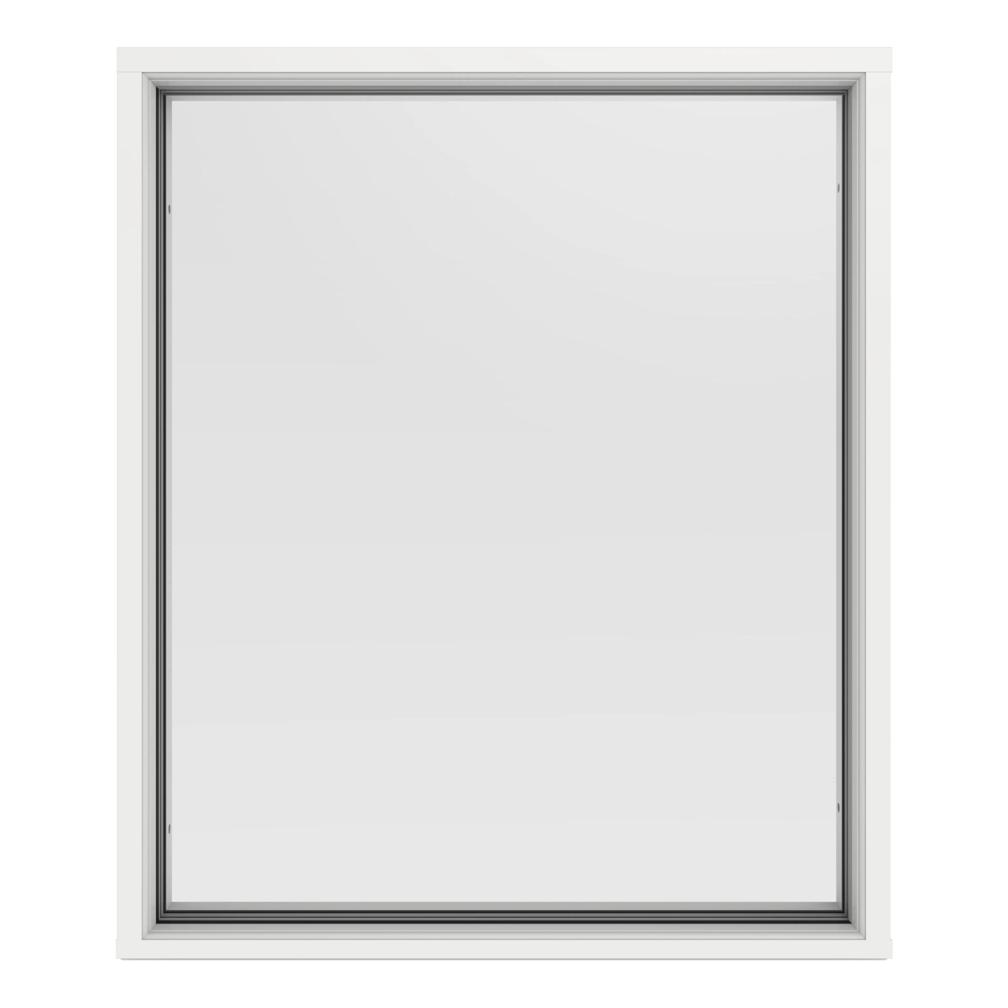 Outline Fast Karm 3-Glas Alu 100x100 BxH 100x100 cm 3-glas Vitmålat Aluminium